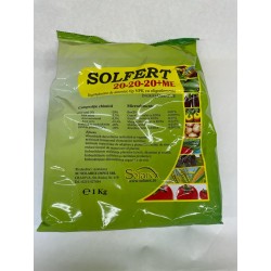 FERTILIZANT SOLFERT 20-20-20+ME - 1 kg