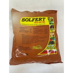 FERTILIZANT SOLFERT 10-5-40+ME - 1 kg